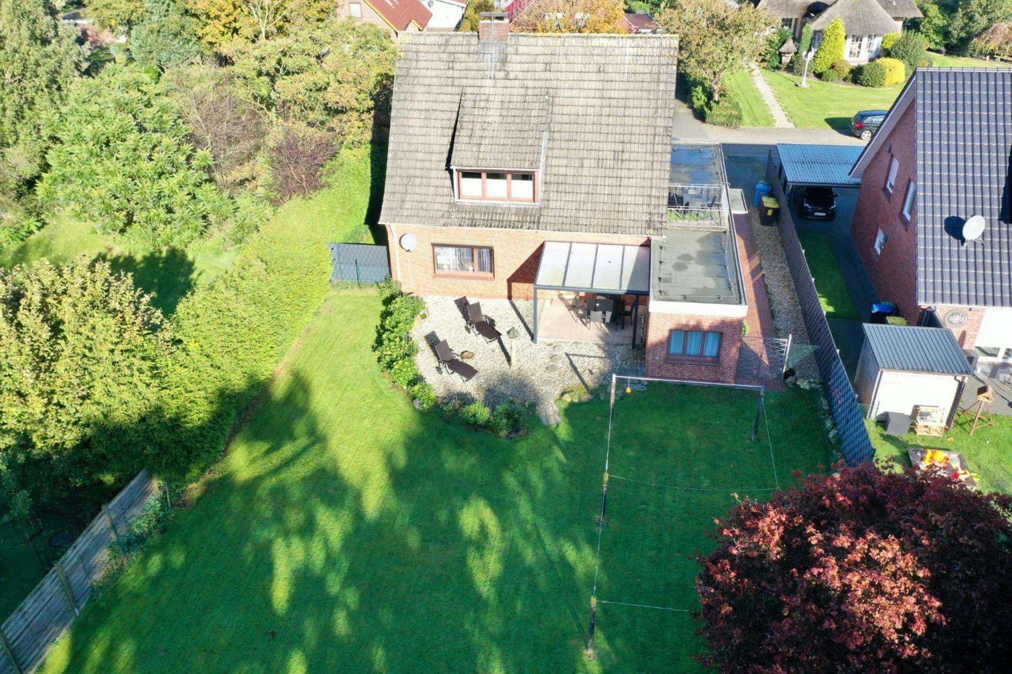 Ferienwohnung Im Erdgeschoss Mit Eingezaeunten Garten Und Terrasse Aurich Exterior photo